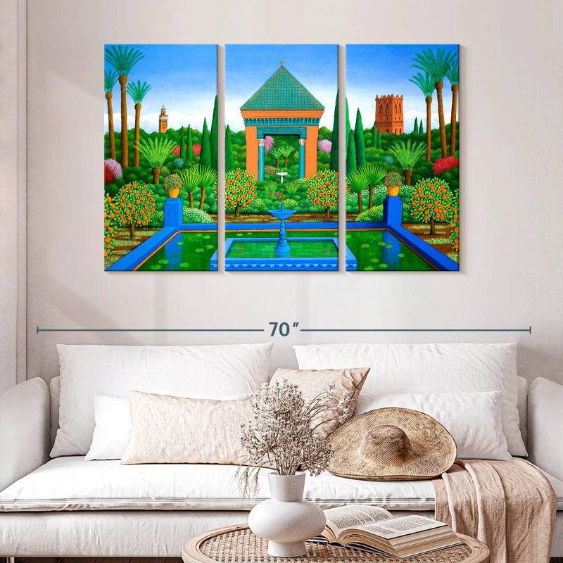 Rorry Marjorelle Oranges, 32" H x 50" W
