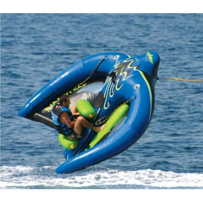 Inflatable Flying Manta Ray Tube 10x9ft Towable Pvc Tarpaulin Water Toy For Water Sports Summer Fun