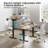 63"Modern Wing-Shaped Standing Desk-362874049