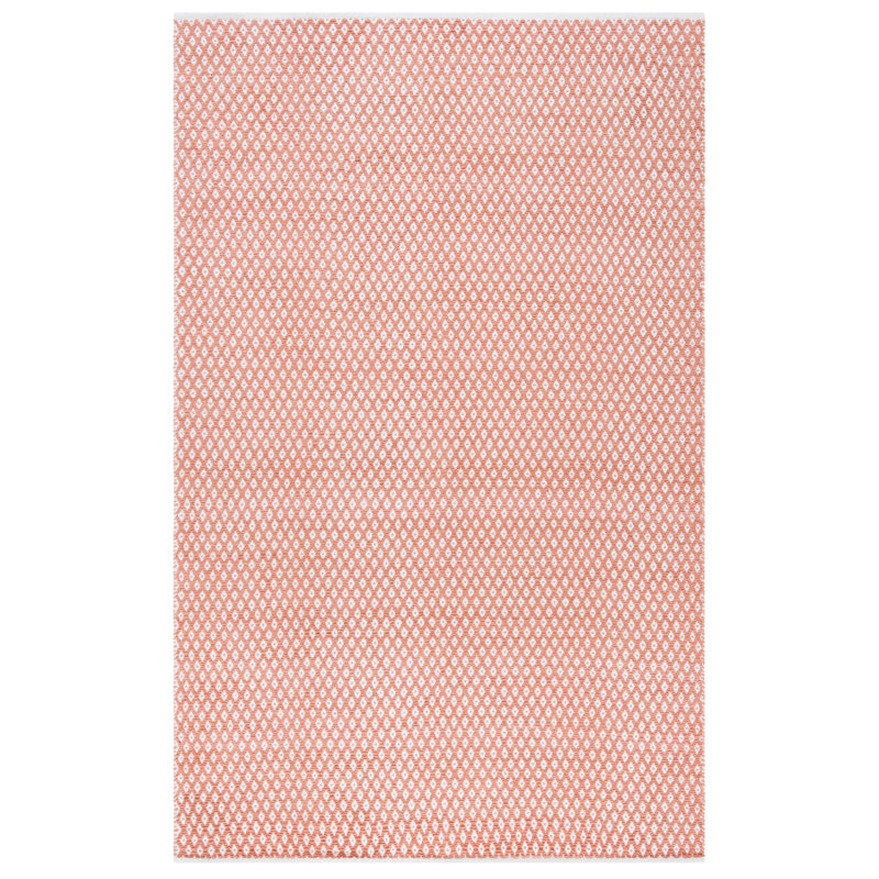 Alpizar Flat Weave Cotton Geometric Rug, Rectangle 5' x 8'