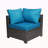Outdoor Garden Patio Furniture 7-Piece PE Rattan Wicker Cushioned Sofa Sets And Coffee Table, Patio Furniture Set;Outdoor Couch;Outdoor Couch Patio Furniture;Outdoor Sofa;Patio Couch-1994406331