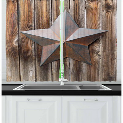 Pointed Kitchen Curtain