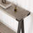 43.3'' Console Table, Narrow Entryway Table With Open Storage Shelf And Metal Frame-1584244040