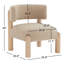 Fauteuil demi-tonneau l 25,8 po Lilou-82401123
