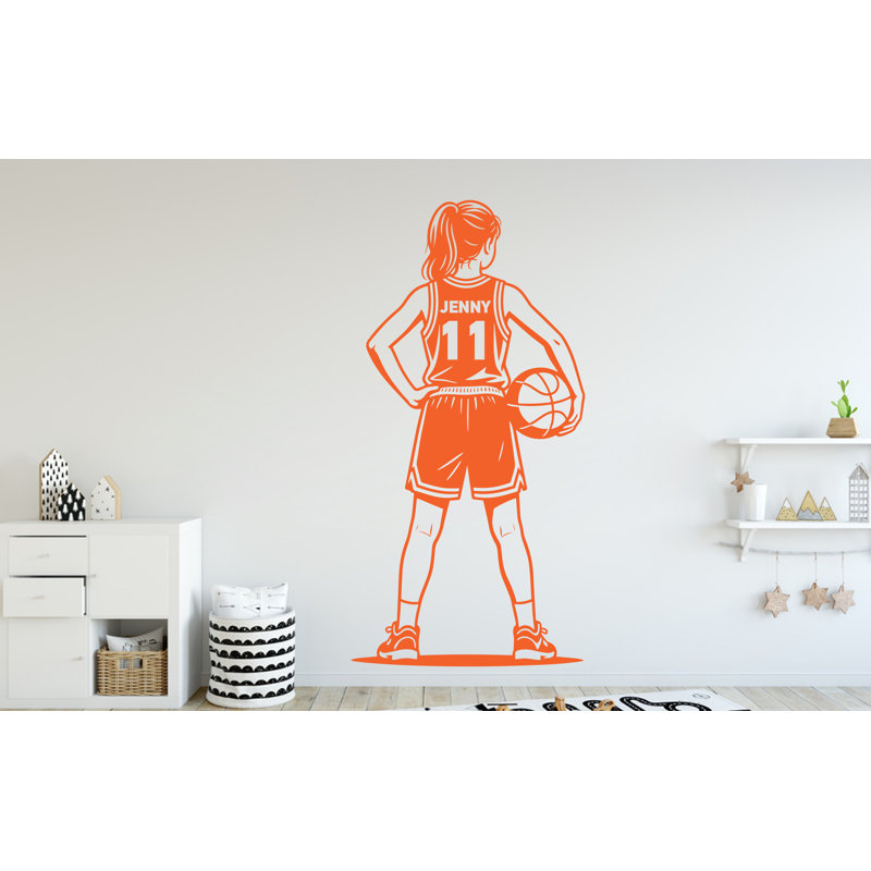 Adhésif décoratif personnalisé en vinyle pour fille, décoration de chambre d'enfant, nom personnalisé 329DRE, Beige, Oui