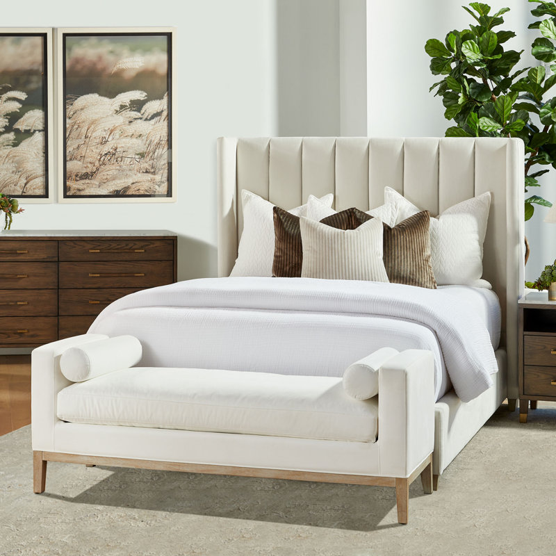 Lawrey Fabric Upholstered Bench