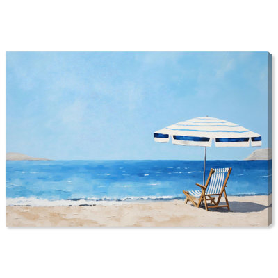 «Bliss by the Beach», art mural Glam Beach par Art Remedy