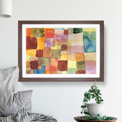Squares by Paul Klee - Framed Print