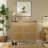 Shoe Cabinet With 4 Natural Rattan Flip Drawers & 2 Drawer
