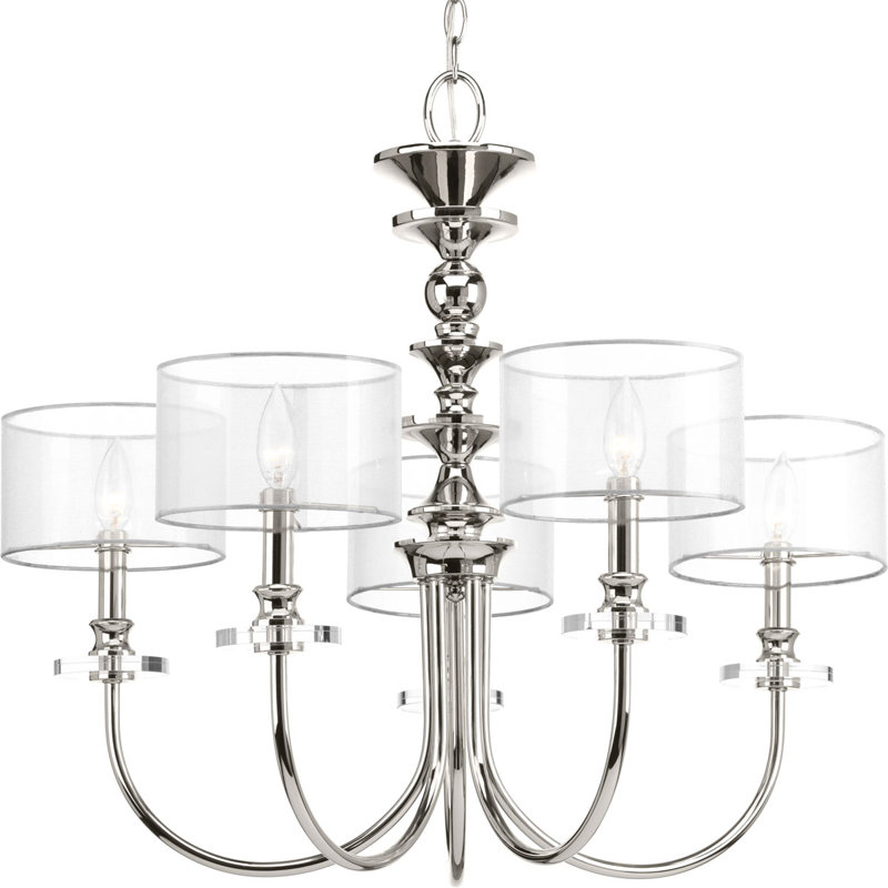 Lustre classique/traditionnel ombré 5 lumières Elia