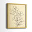 «Magnolia S croquis I», reproduction encadrée de qualité supérieure - prête à être accrochée - aucun clou requis - aucun clou requis-271522066-271522068
