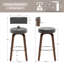 Tabouret de bar et de comptoir Sonja-351967842-351967843