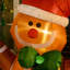 Durham 6ft Christmas Inflatable Gingerbread Man & Santa Hat w/ LED Lights