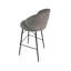 Tabouret de bar de style moderne, surface en similicuir rembourré, structure en acier-1053570080-1053570082