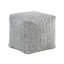 Pouf carré moderne, repose-pieds en tissu chenille et repose-pieds antidérapant | Idée de cadeau