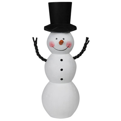 Bonhomme de neige, bois