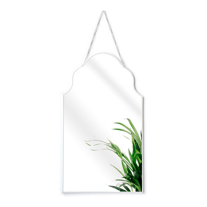 Metal Irregular Mirror, Gold