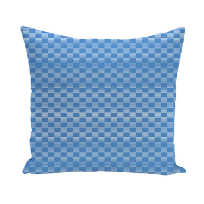 Read Between The Lines Geometric Outdoor Reversible Throw Pillow