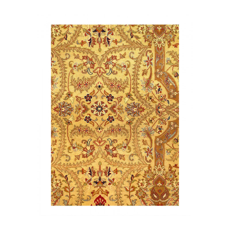 Fine Hand Knotted Persian Tabriz design 6' X 8'11''