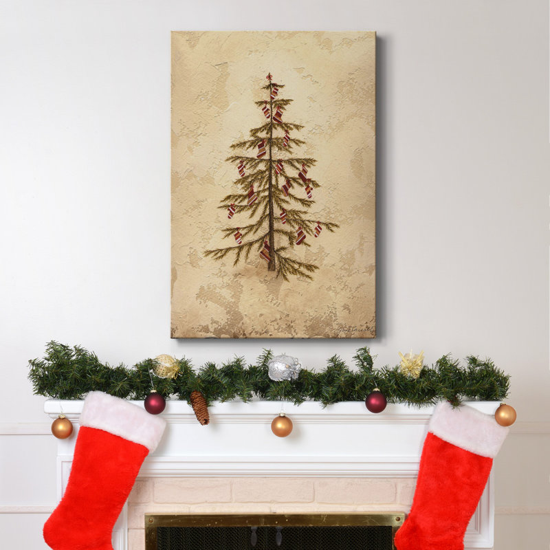 Arbre sur toile tendue avec châssis de qualité supérieure, H 36 po x l 24 po x P 1 po