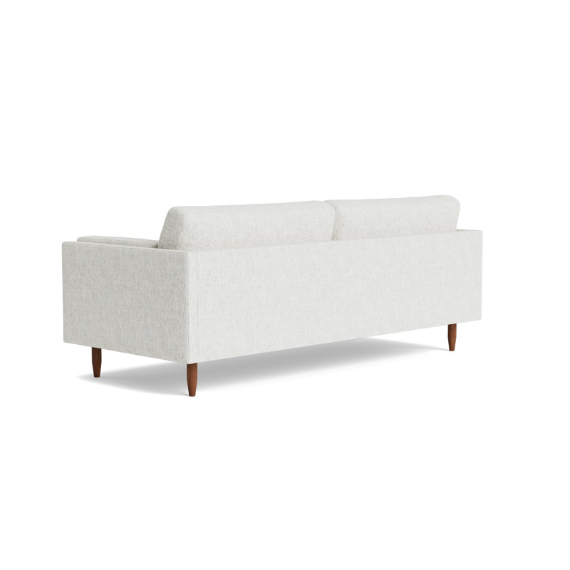 Skinny Fat Sofa ("85"), Performance Weave - Snow