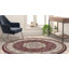 Tapis en oléfine de style persan Aleiya-1058418405