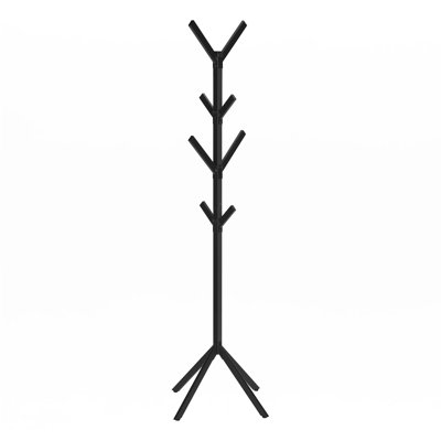 Coat Rack, Hall Tree, Free Standing, 8 Hooks