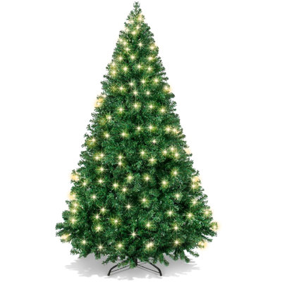 Lighted Pine Christmas Tree