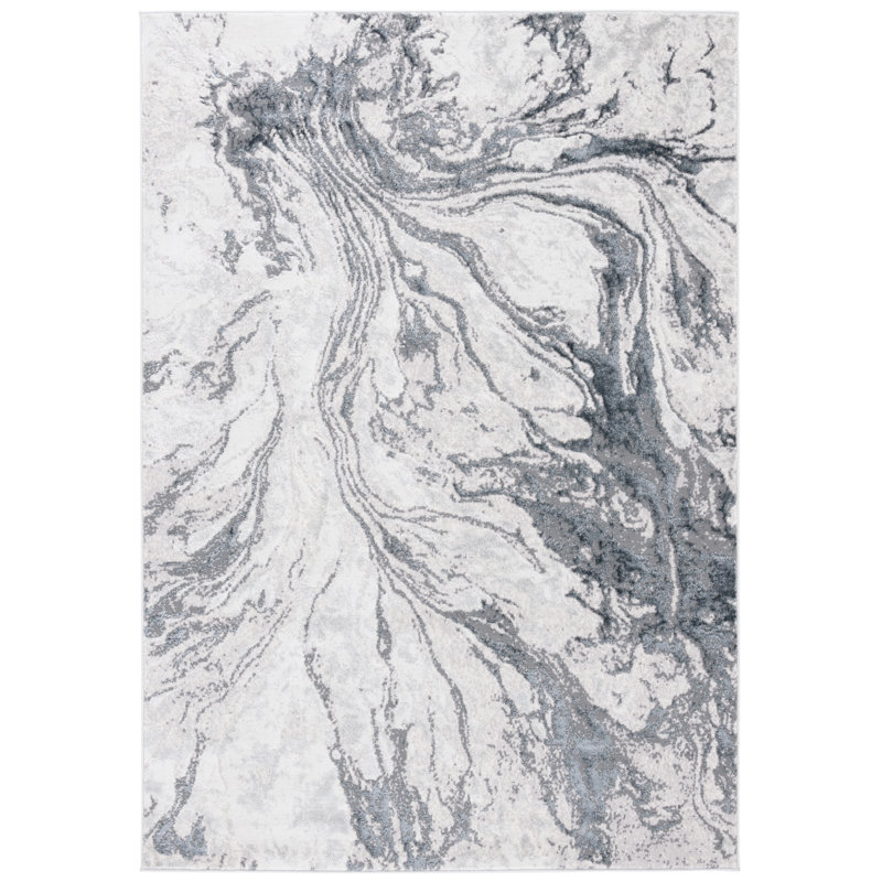 Tapis abstrait Kayliann Performance