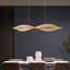 Luminaire suspendu linéaire en or 3000K