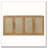 67" Rattan 4-Door Buffet Cabinet