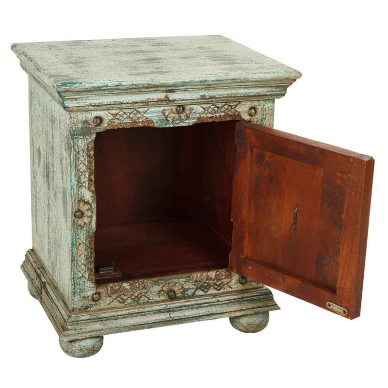Hersch 50cm W Magnesium Oxide Bedside Table