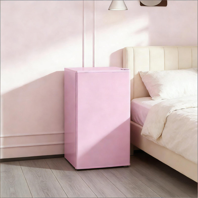 Réfrigérateur compact, mini réfrigérateur, Rose