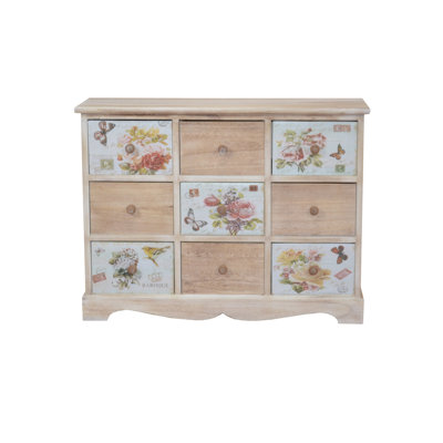 Bussell 80 cm W Chest of 9 Drawers