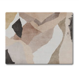 CounterArt Mocha Abstract 3mm Tempered Glass Cutting Board 10" x 8"