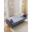 Canapé convertible de 71 pouces en velours gris American Vintage, convenant à un petit salon, une chambre à coucher ou un bureau-1790799031-1807402135