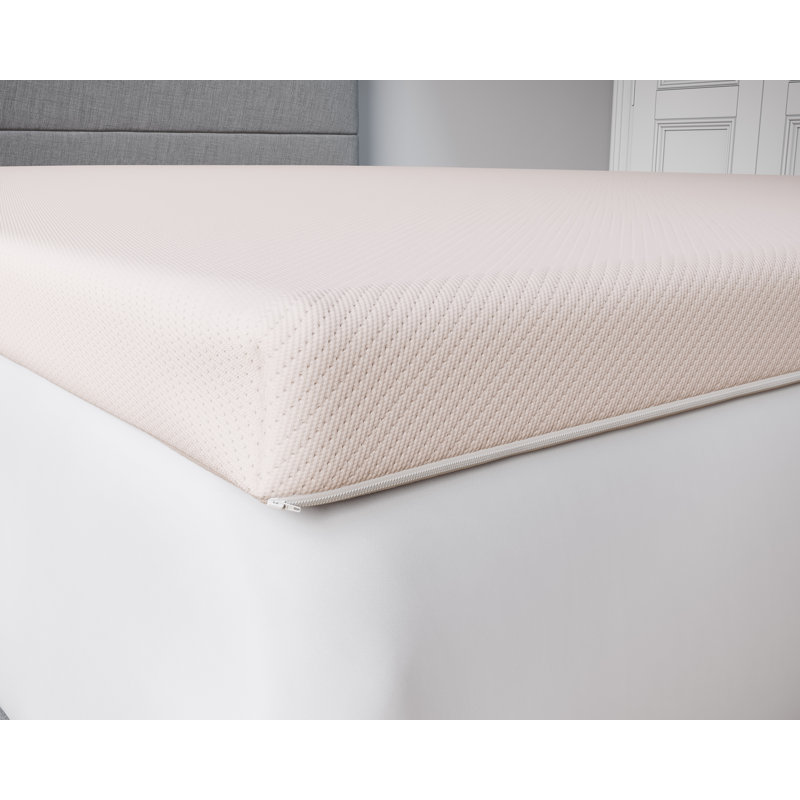 Tynemouth Memory Foam Mattress Topper With Zip Cover, Super King (6')
