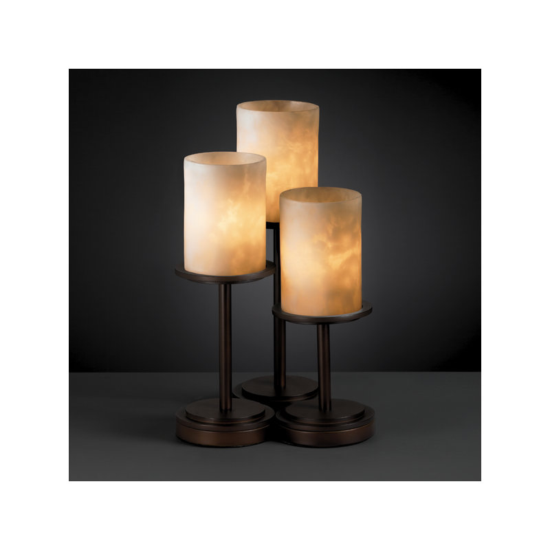 Healion Metal Table Lamp, Dark Bronze