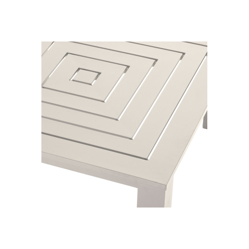 Vistamar Outdoor Coffee Table, 39.96" W x 39.96" L x 16.93" H, Sand