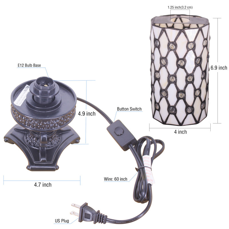 Petite lampe de table Antroy Tiffany