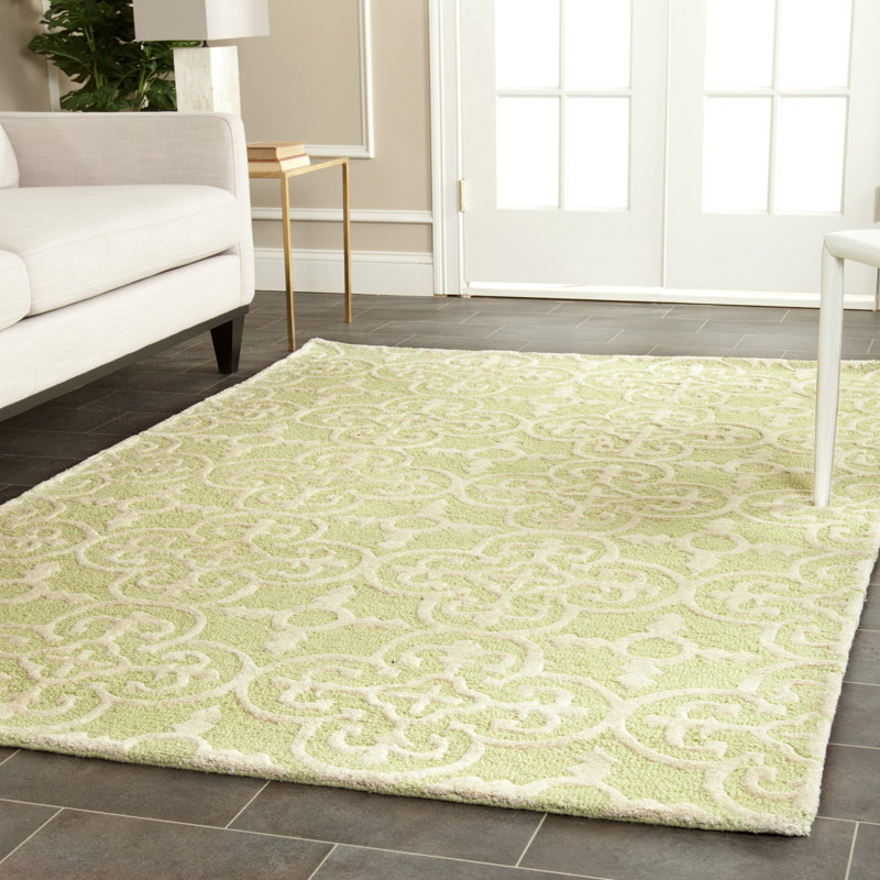 Tapis oriental en laine touffeté à la main Cambridge, Rectangle 4 pi x 6 pi