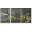 «In Monets Garden, Giverny» par Monet, reproduction sur toile 3 pièces-475089995-475089999