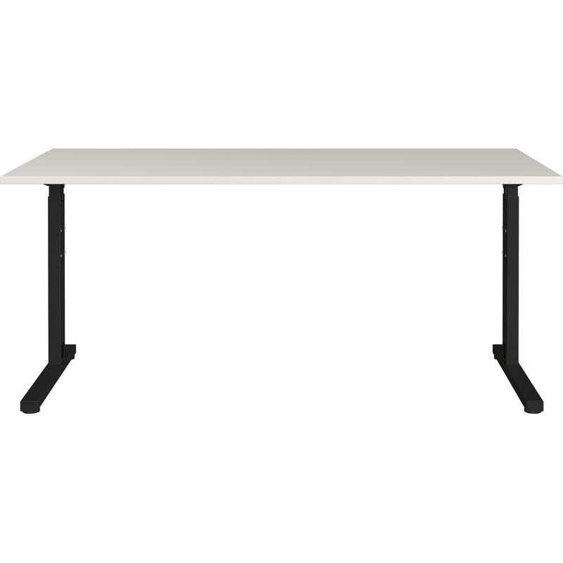 Alexeya Adjustable Metal Base Desk, 180cm W x 80cm D