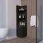 Armoire 2 portes avec 3 tablettes d'angle