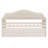 Daybed With Trundle, Daybed With 2 Storage Drawers, Wooden Sofa Bed With Upholstered Button Tufted Backrest For Living Room, Bedroom, Guest Room-1246872344