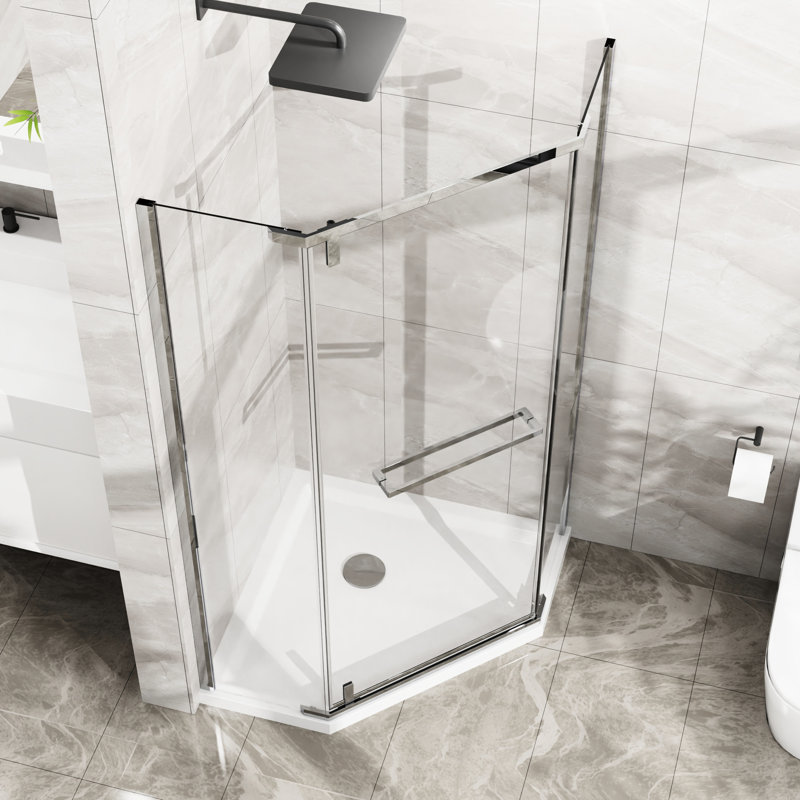 P 36 po x l H 72 po, verre trempé, option d'économie d'espace 36 po 72 po, 1/4 po