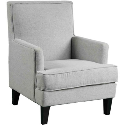 Transitional Upholstered Armchair with Nailhead Trim
