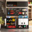 Armoire de rangement de garage murale avec portes verrouillables et tablettes réglables, armoire à outils en métal durable pour les pièces de service-122903666