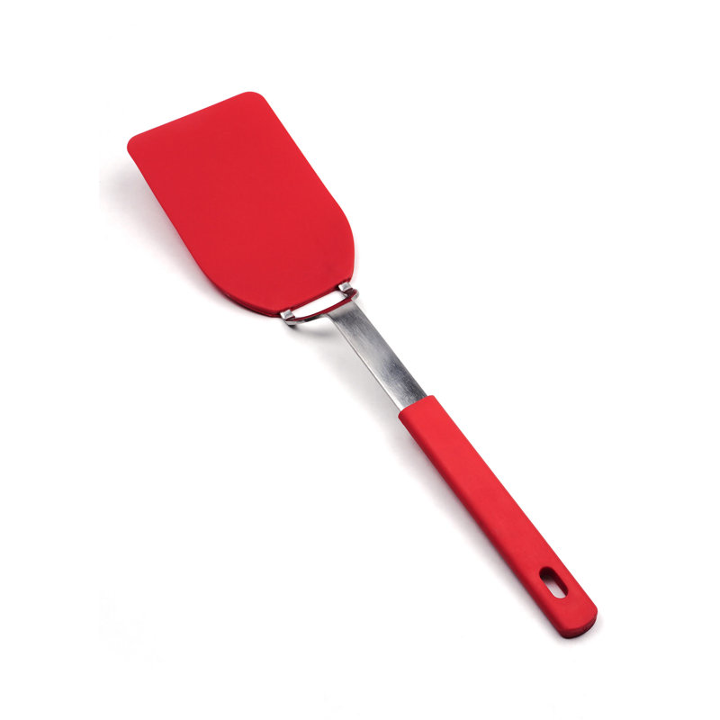 Design Imports Spatula / Turner, Red, 2.75" W x 12" L