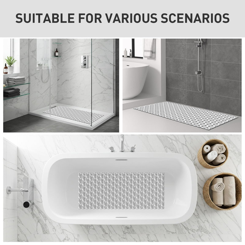 Shower mat, Grey